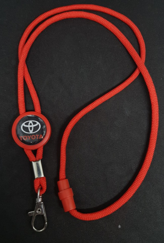 Fita Porta Chaves (lanyard) de Pescoço Ajustável para Toyota