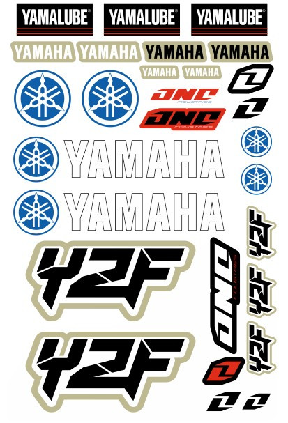 Folha / Pack de Autocolantes - Yamaha