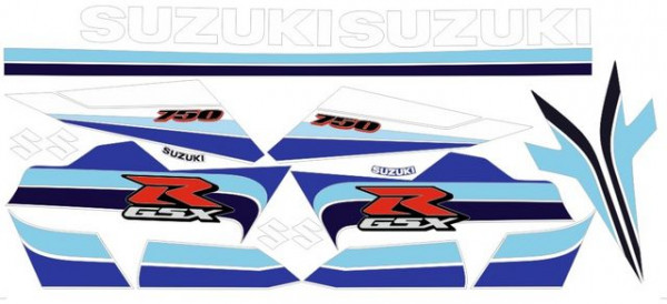 Kit Autocolantes Para Suzuki GSXR 750