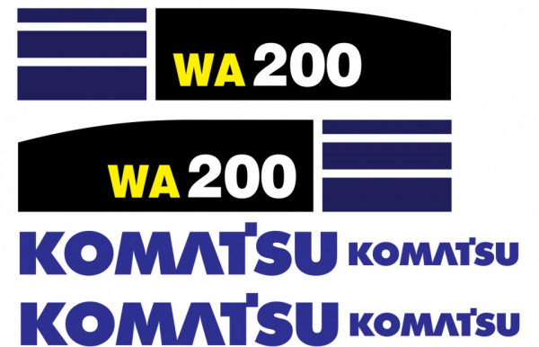 Kit de Autocolantes para KOMATSU WA 200