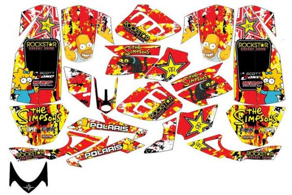 Kit de autocolantes para moto - Polaris Predator 500