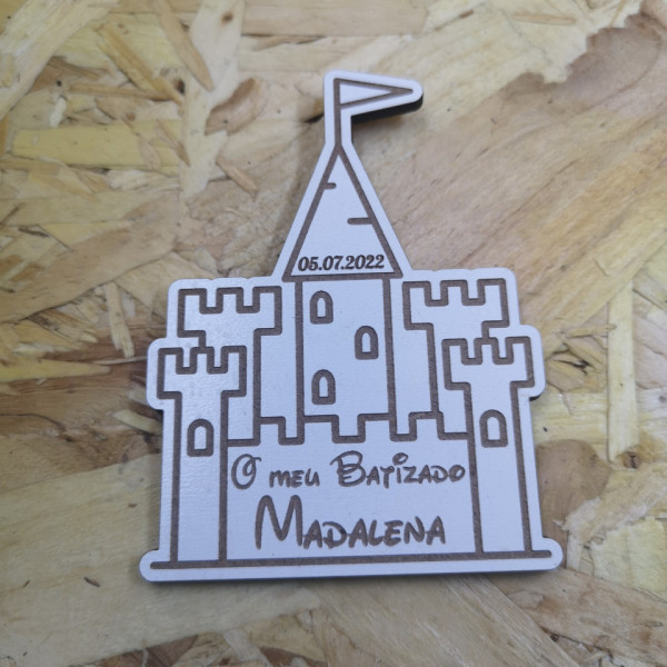 Lembrança em MDF - Castelo - Personalizada