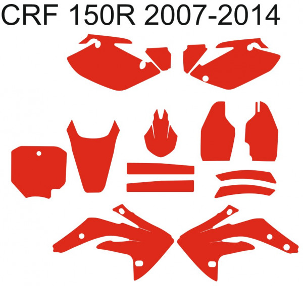 Molde - Honda CRF 150R  2007 2008 2009 2010 2011 2012 2013 2014