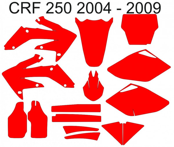 Molde - Honda CRF 250 2004 2005 2006 2007 2008 2009