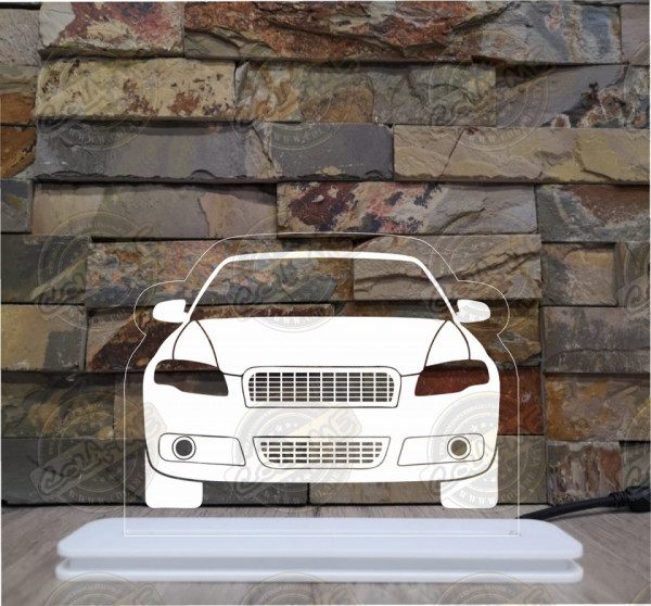 Moldura / Candeeiro com luz de presença - Audi A4 B7 Sedan