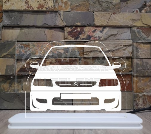 Moldura / Candeeiro com luz de presença - Citroen Saxo - Fase 1