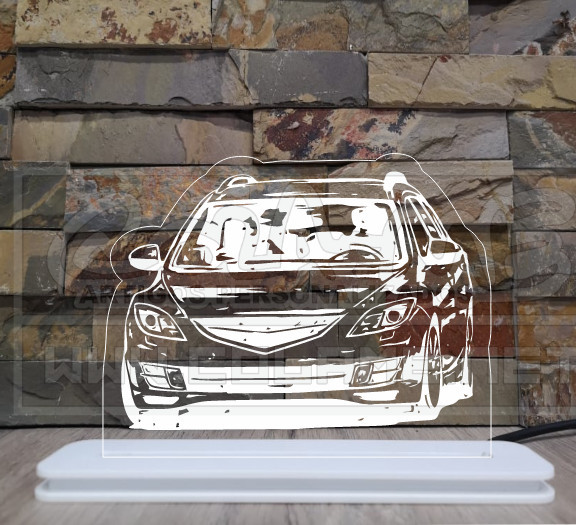 Moldura / Candeeiro com luz de presença - Mazda 6 GH