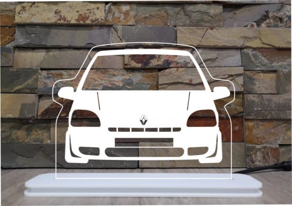 Moldura / Candeeiro com luz de presença - Renault Clio mk1