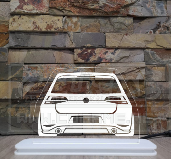 Moldura / Candeeiro com luz de presença - VW Golf Mk7 GTI