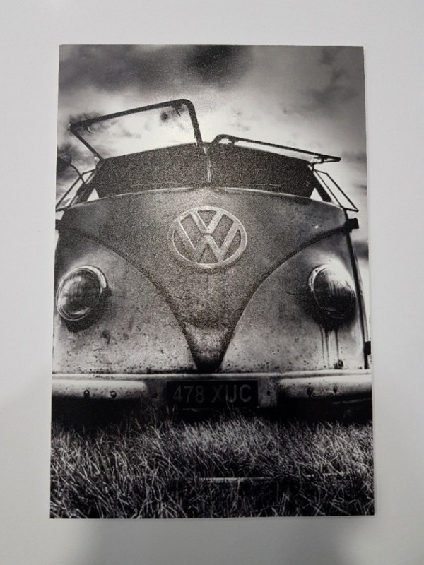 Placa Decorativa em PVC - Volkswagen Pão de forma