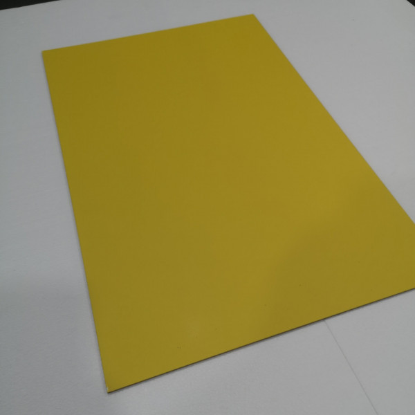 Placa MDF 3mm - 60x40cm - Colorida / Amarelo Claro