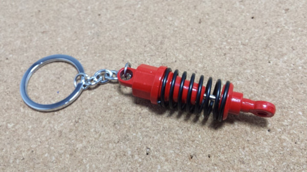 Porta Chaves - Amortecedor com mola - Vermelho