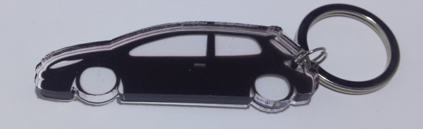 Porta Chaves de Acrílico com silhueta de Peugeot 307