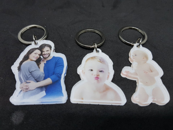Porta chaves em acrílico -Personalizado com Foto / Logo cedida pelo cliente