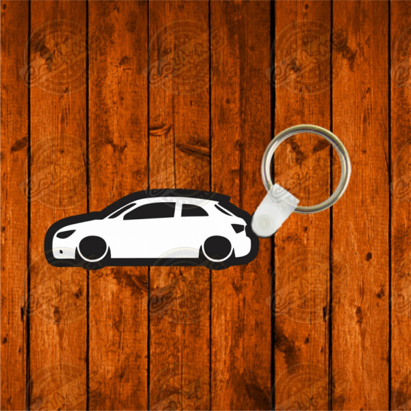 Porta chaves em acrílico preto - Audi A1