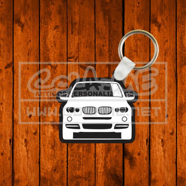 Porta chaves em acrílico preto - BM X5 E53