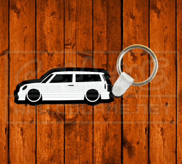 Porta chaves em acrílico preto - Mini Clubman R55