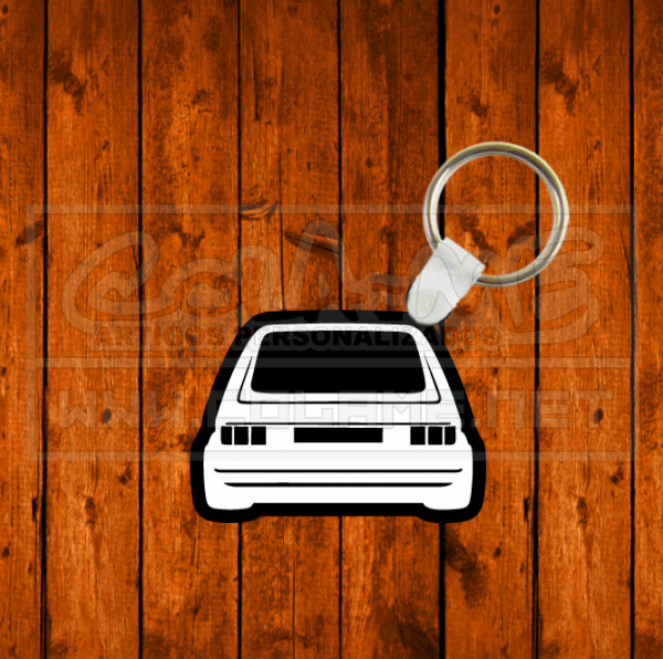 Porta chaves em acrílico preto - VW Golf MK1 - Traseira