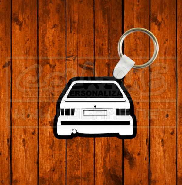 Porta chaves em acrílico preto - VW Golf MK1