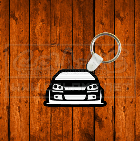Porta chaves em acrílico preto - VW Golf Mk5
