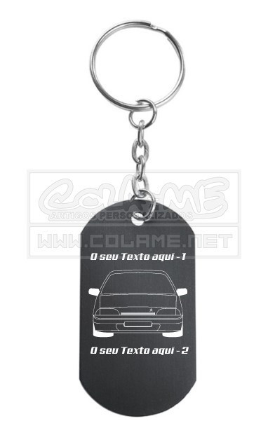 Porta Chaves em alumínio - Citroen Ax
