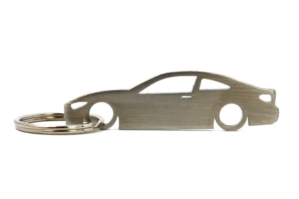 Porta Chaves em inox com silhueta com BMW F32 coupe