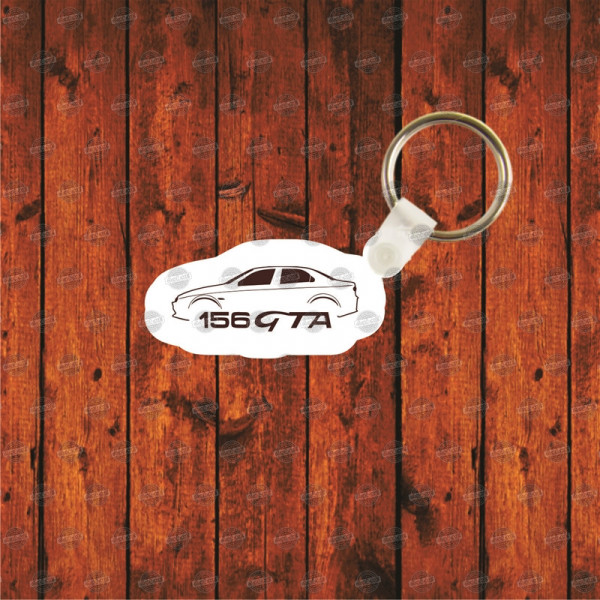 Porta chaves em MDF - Alfa R. 156 GTA