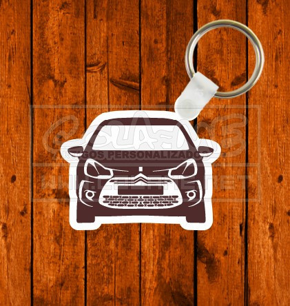Porta chaves em MDF - Citroen Ds3 2017