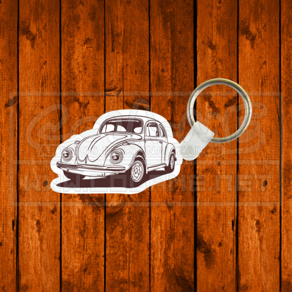 Porta chaves em MDF - VW Carocha
