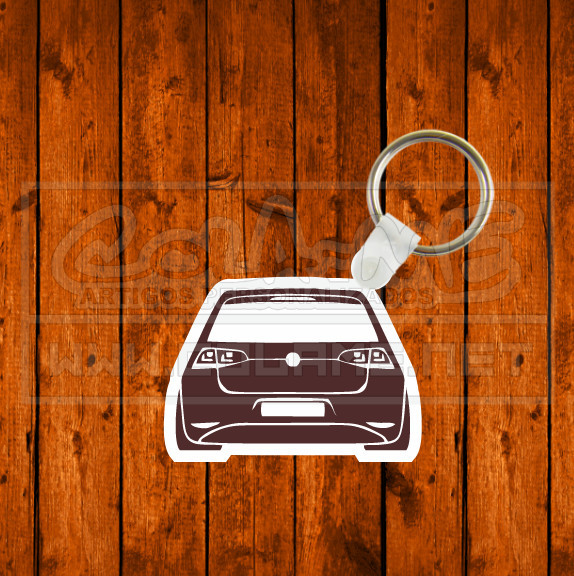 Porta chaves em MDF - VW Golf Mk7