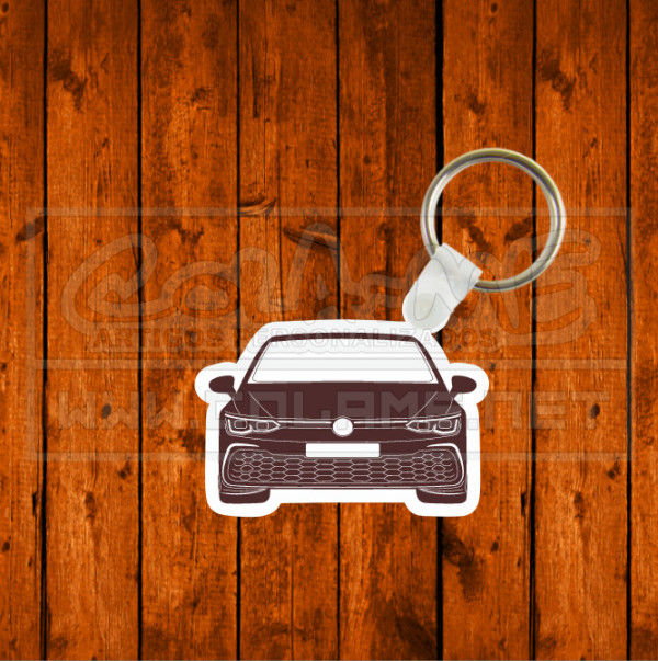 Porta chaves em MDF - VW Golf MK8