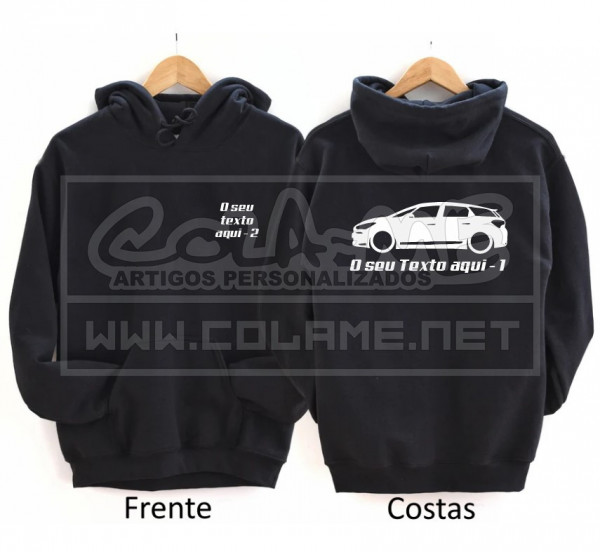 Sweatshirt com Capuz - Citroen Ds5 - Lateral
