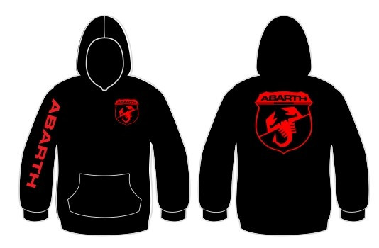 Sweatshirt com capuz para Fiat Abarth