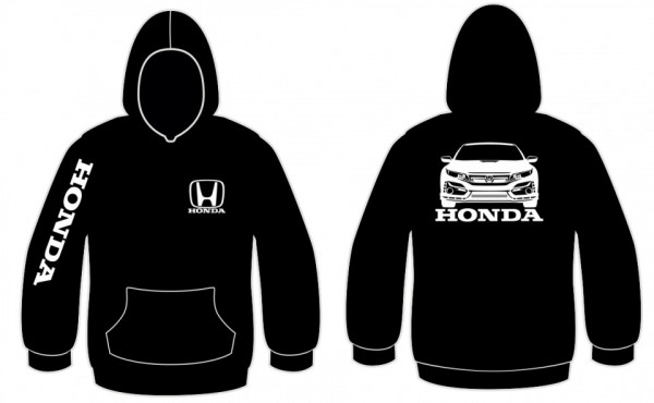 Sweatshirt com capuz para Honda Civic FK8