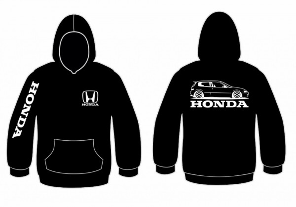Sweatshirt com capuz para Honda EG6