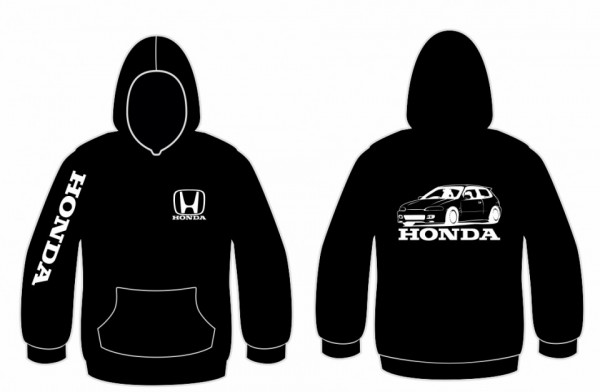 Sweatshirt com capuz para Honda EG