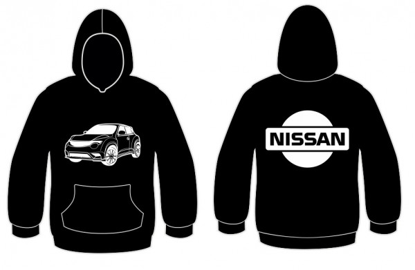 Sweatshirt com capuz para Nissan Juke