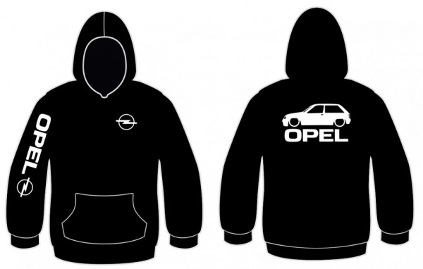 Sweatshirt com capuz para Opel Corsa A