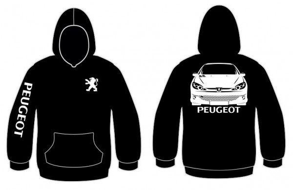 Sweatshirt com capuz para Peugeot 206