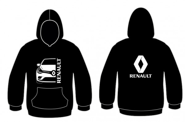 Sweatshirt com capuz para Renault Clio 4
