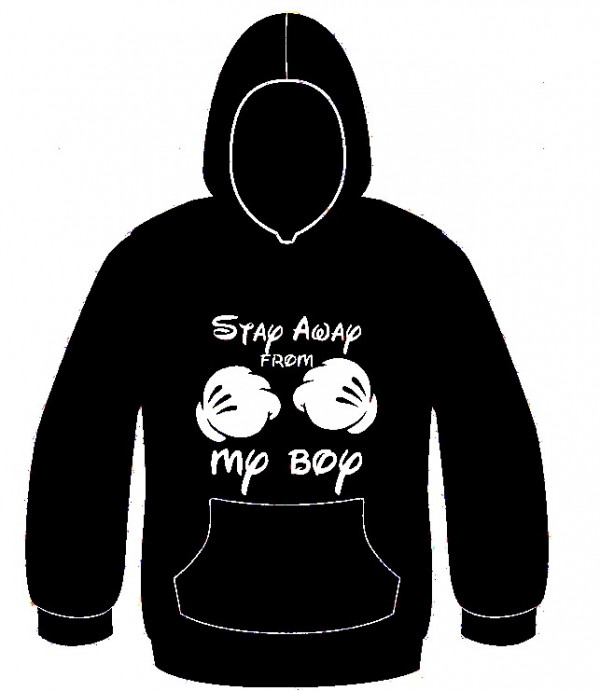 Sweatshirt com capuz - Stay Away from My Boy