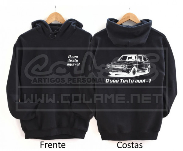 Sweatshirt com Capuz - VW Golf Mk1 - Lateral