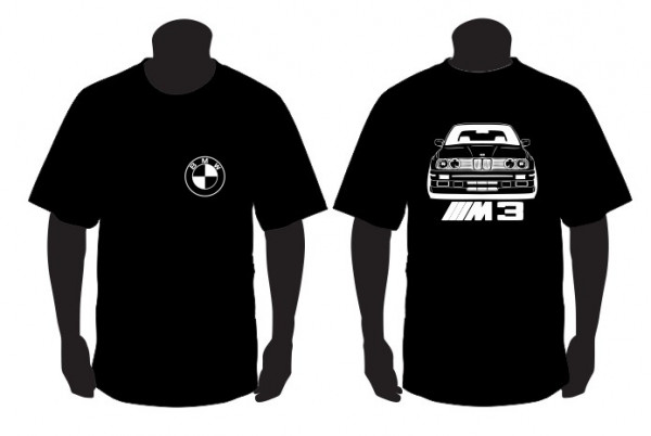 T-shirt para BMW E30 m3 Frente