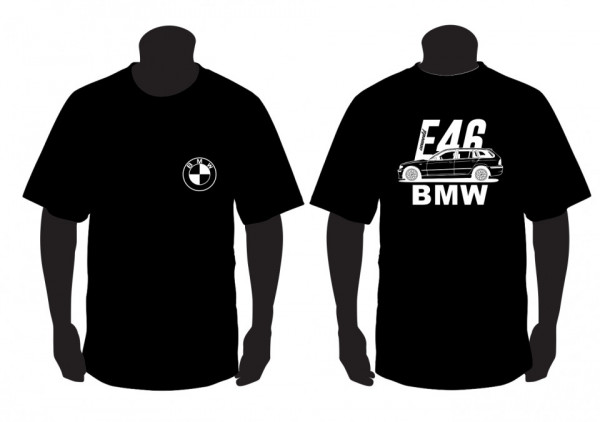 T-shirt para BMW E46 carrinha2