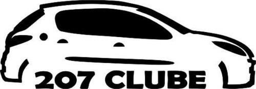 Autocolante - 207 Clube