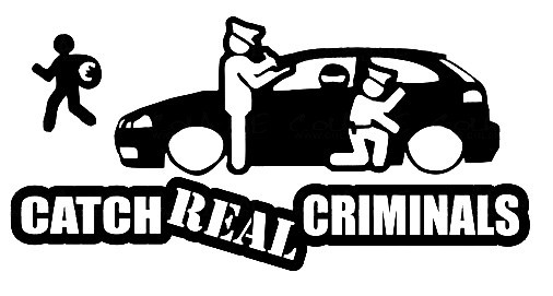 Autocolante - Catch Real Criminals com Seat Ibiza 6L