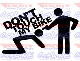 Autocolante - Don´t touch my bike