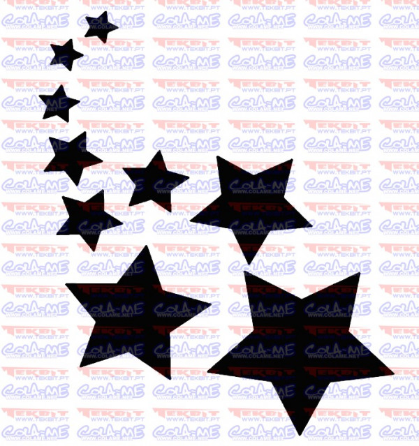 Autocolante - Estrelas