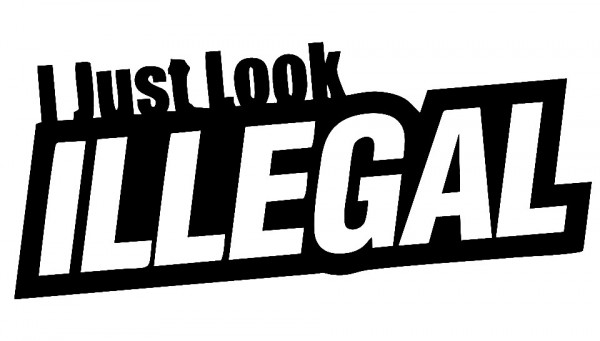 Autocolante - I just look illegal