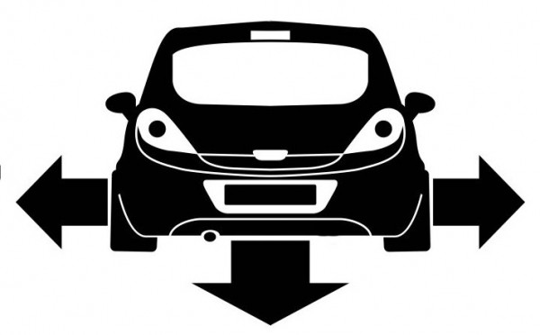 Autocolante - Opel Corsa D - Traseira (Baixo e Largo)